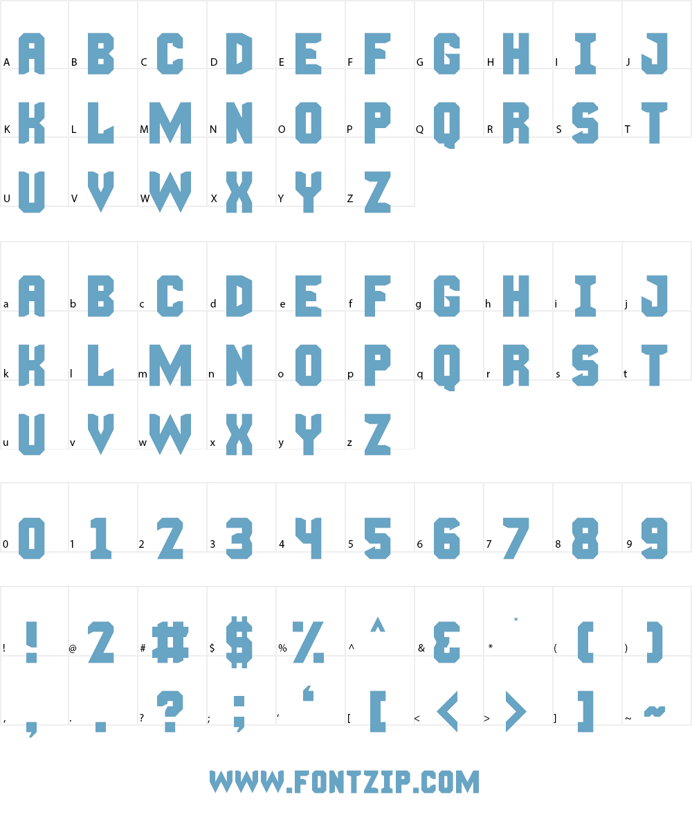 Manly Man Font Font Character
